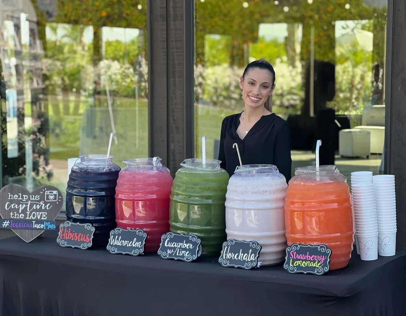 Agua fresca station